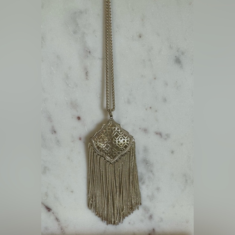 Kendra Scott Kingston Adjustable Pendant Necklace, Gold